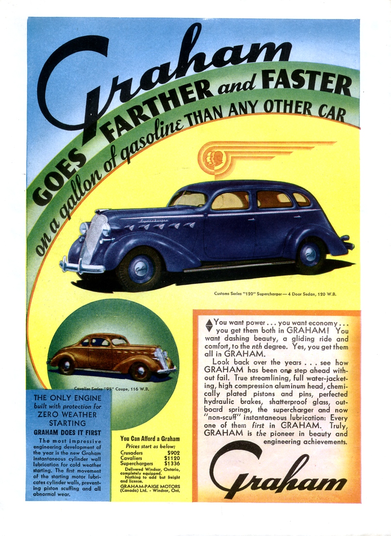1937 Graham-Paige Auto Advertising